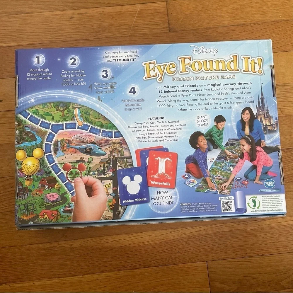 Disney Hidden Picture Game Giant Board Age 4+ Family Fun Night